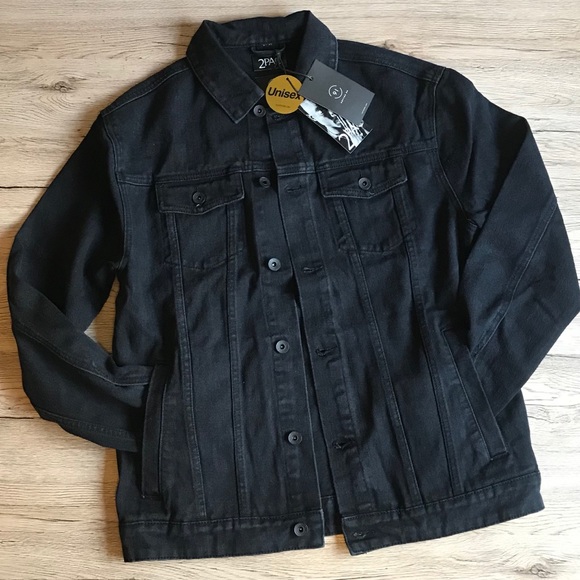 NWT Cotton On TUPAC Denim Jacket, Unisex - Picture 8 of 15